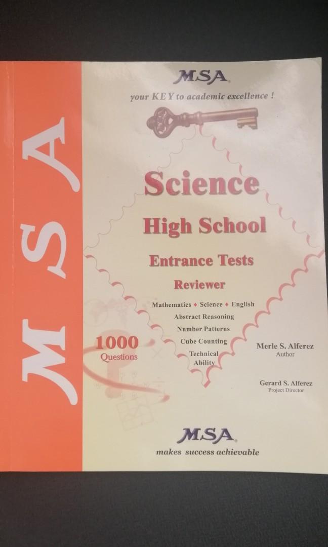 MSA Science High School Reviewer, Hobbies & Toys, Books & Magazines