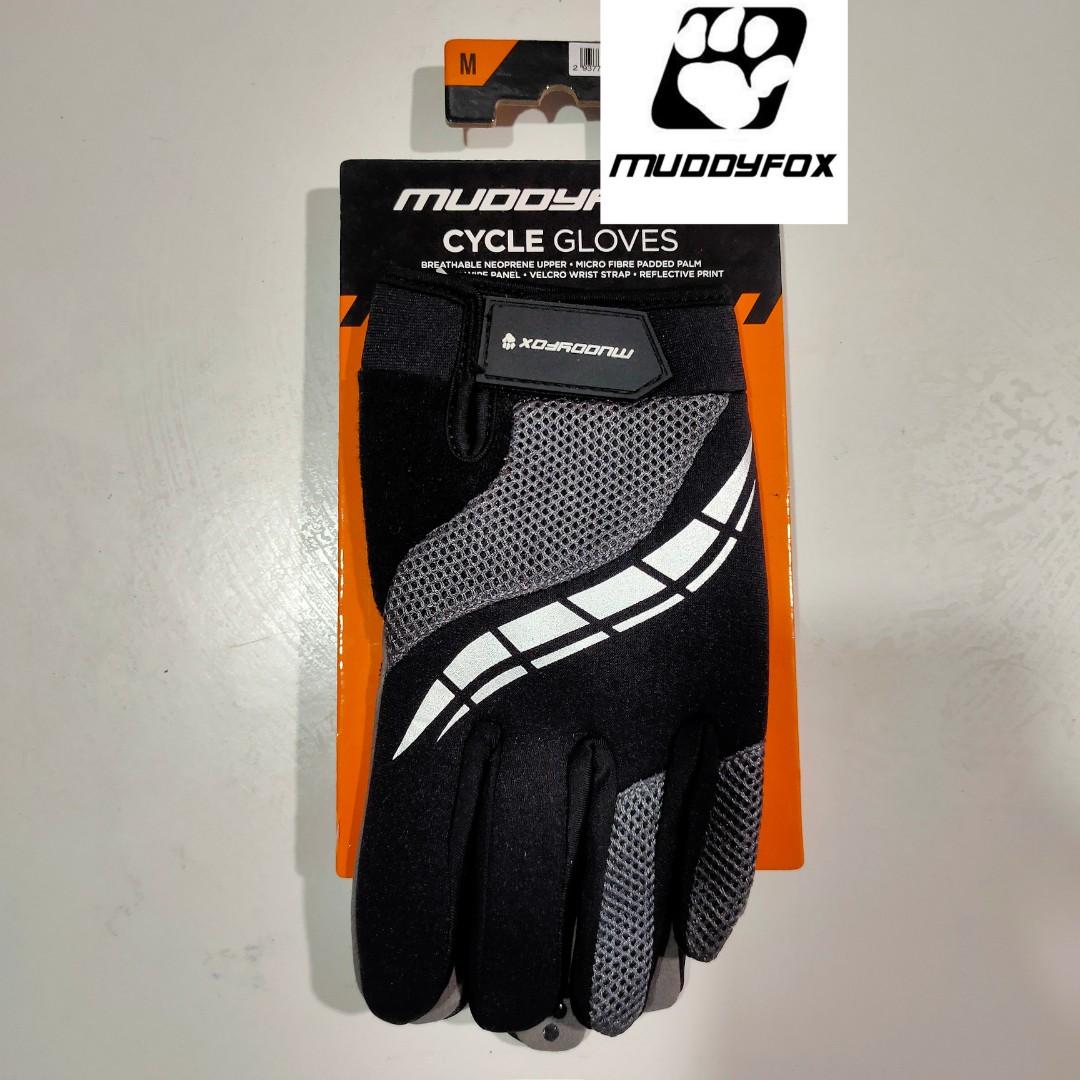 Muddyfox Unisex Cycle Glove Adult Cycling Gloves Breathable Mesh Ventilation 