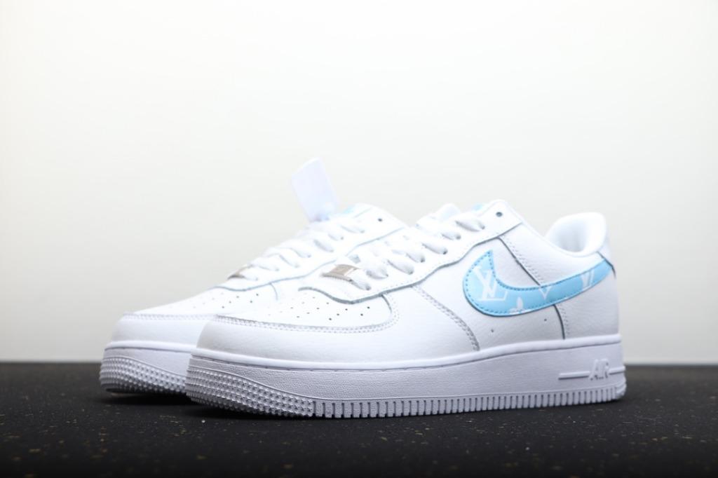 NIKE Air Force 1 low LV AH0287 215 white blue shoes us 5.5 11