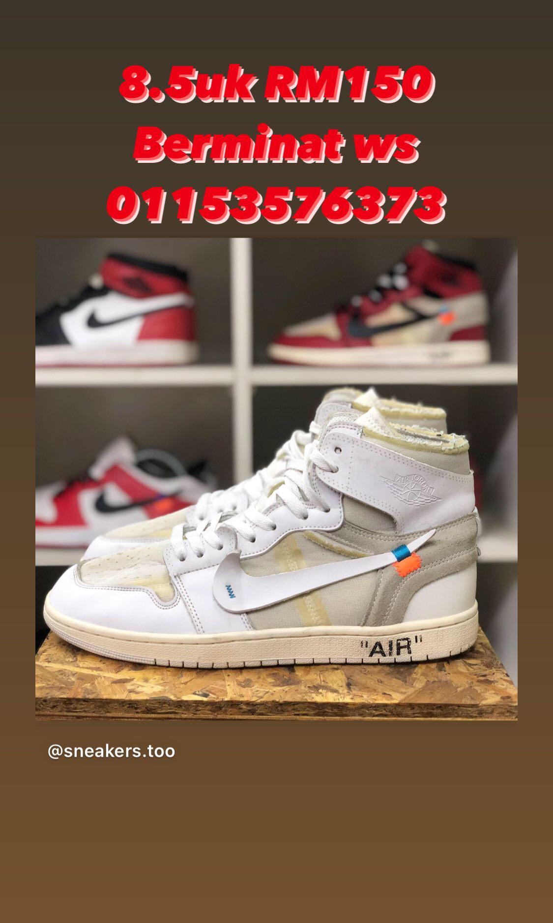 Jordan 1 on sale off white original