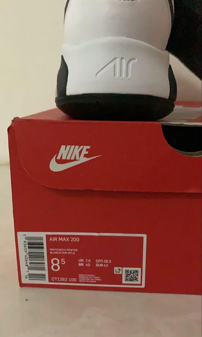 Nike Air Max 200, Fesyen Pria, Sepatu , Sneakers di Carousell