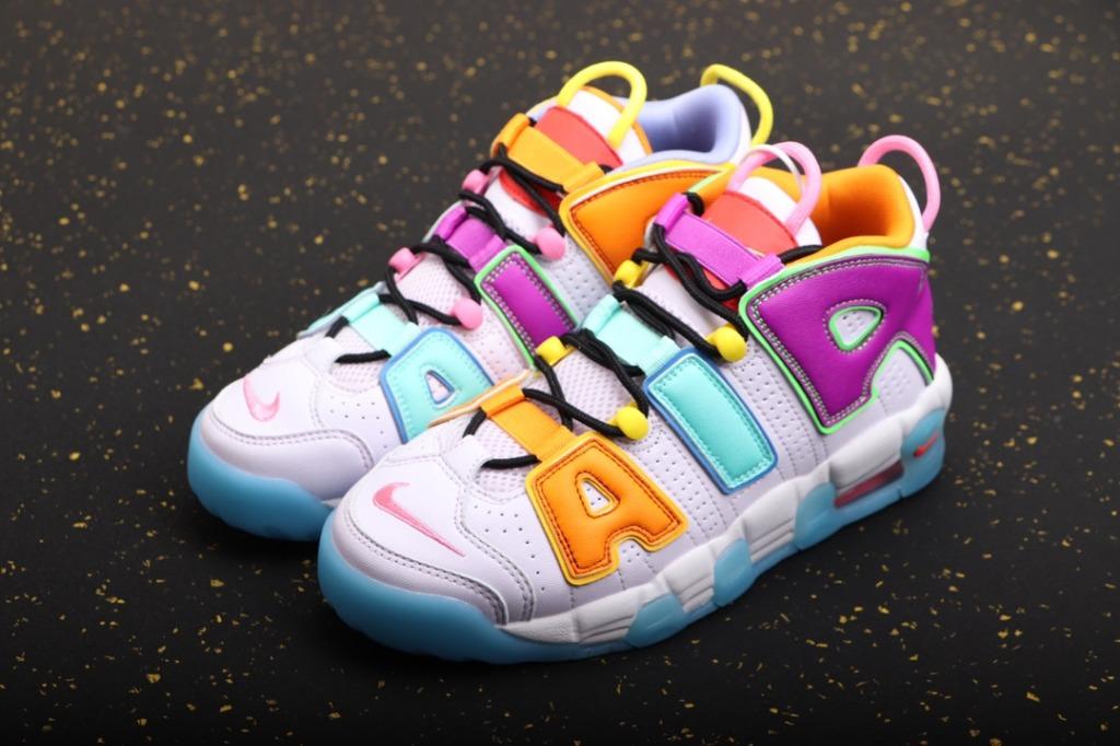 Nike uptempo colorful cheap