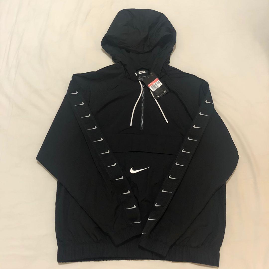 Nike hoodie tape demi zip store