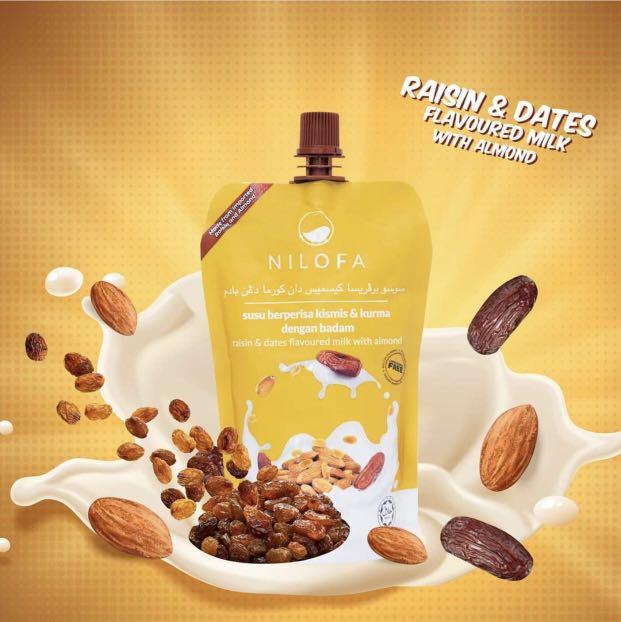 Nilofa Susu Kismin Kurma Badam Health Nutrition Health Supplements Health Food Drinks Tonics On Carousell