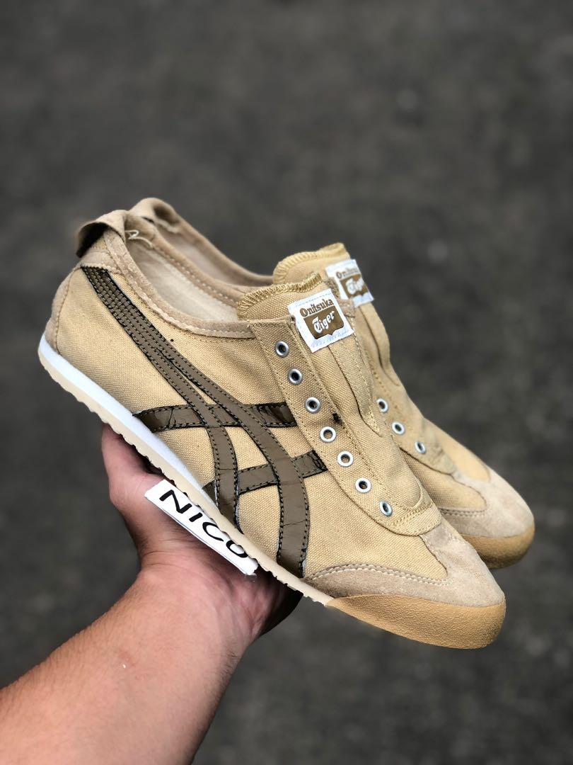 Brown onitsuka tiger shoes clearance