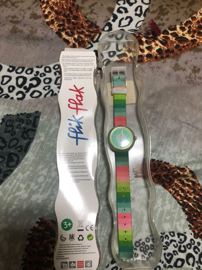 orig flik flak by swatch for kidz (Category: Women's Watches) located in Cavite. Submitted by calabarzon (Listing ID 1079510022, Image 2). Description: need to replace bat never pa napalitan ng bat hndi gaano nagamit yan ng anak ko, bought from dubai mall😉.