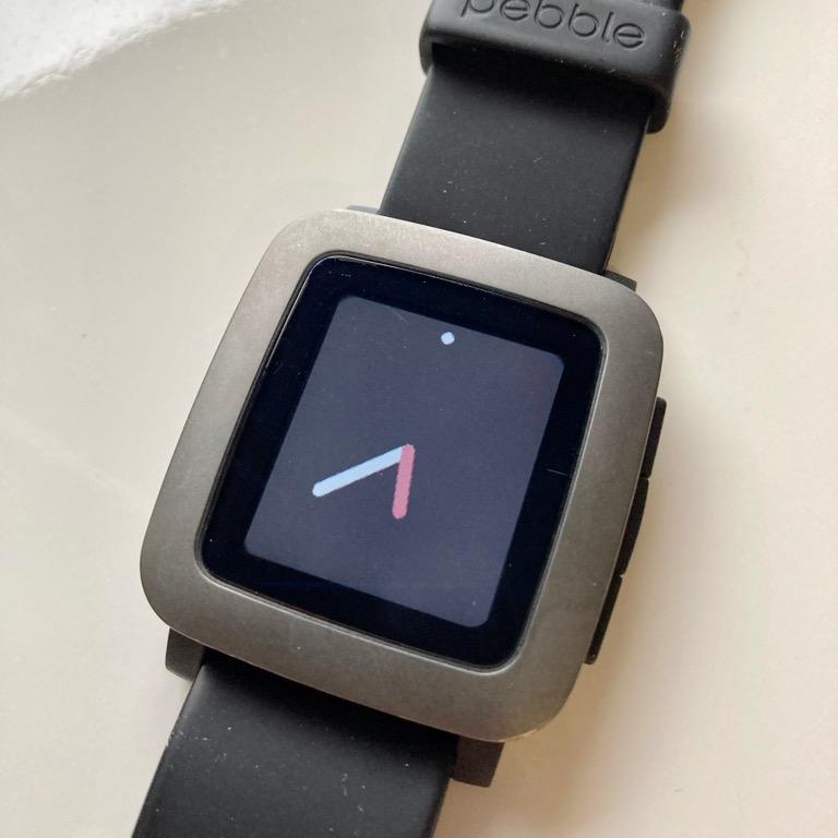 Pebble time black outlet