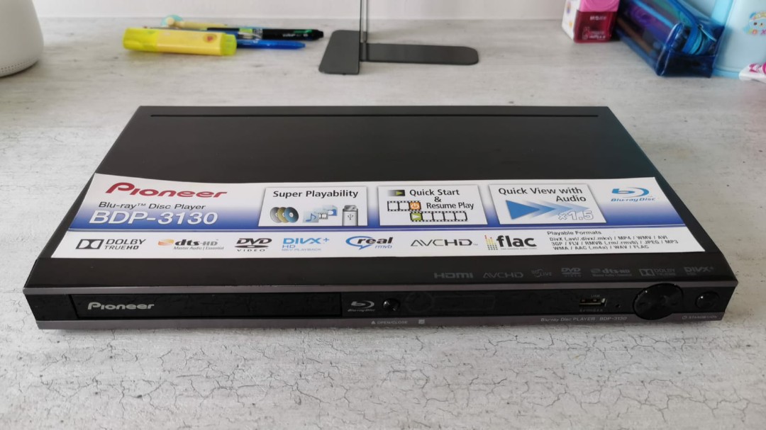 M-TN 578] Pioneer 挟まり ブルーレイディスク BDP-3130-W