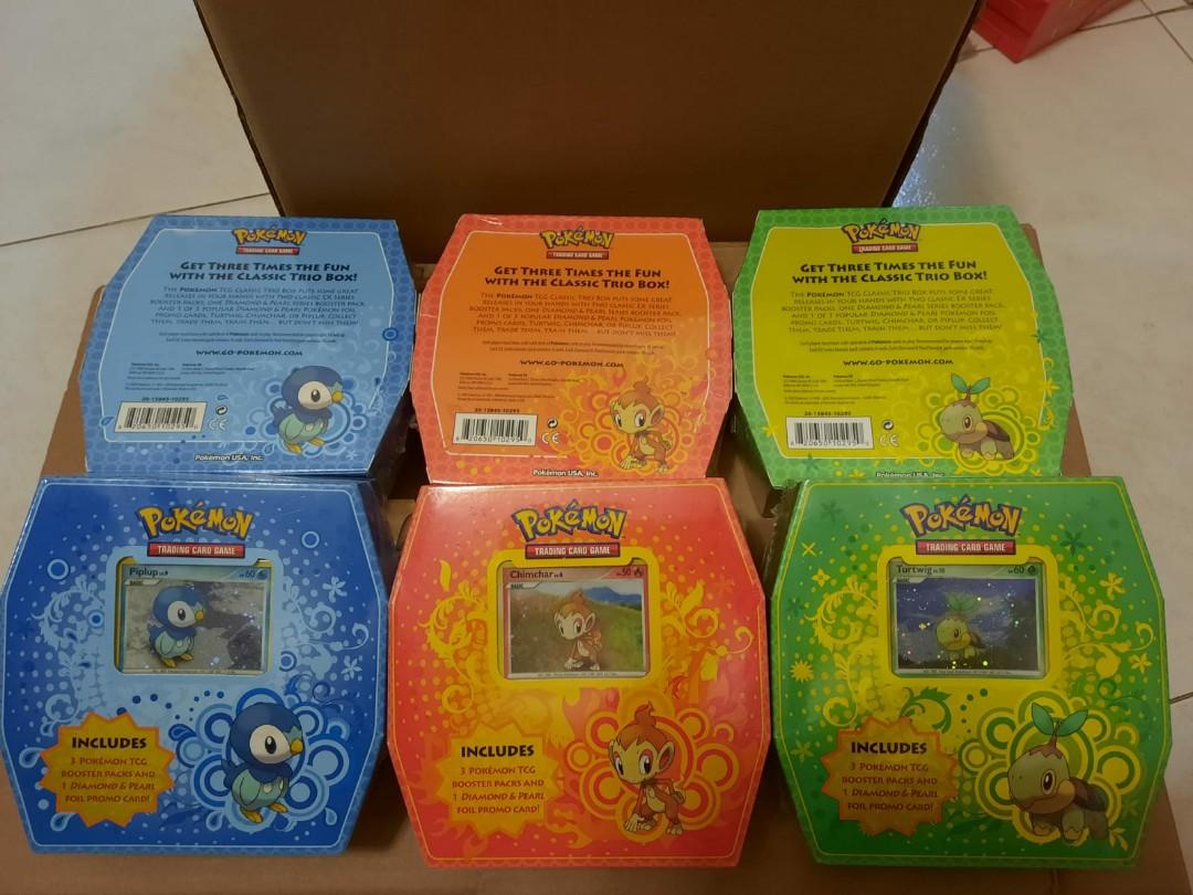Pokemon TCG Classic Trio Box includes 3 Pokemon TCG Booster Packs & 1  Diamond & Pearl Foil Promo Card, Hobbies & Toys, Toys & Games on Carousell
