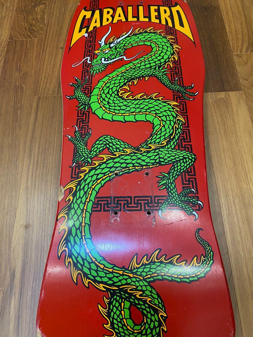 Powell Peralta Steve Caballero Chinese Dragon Red Silver Skateboard De