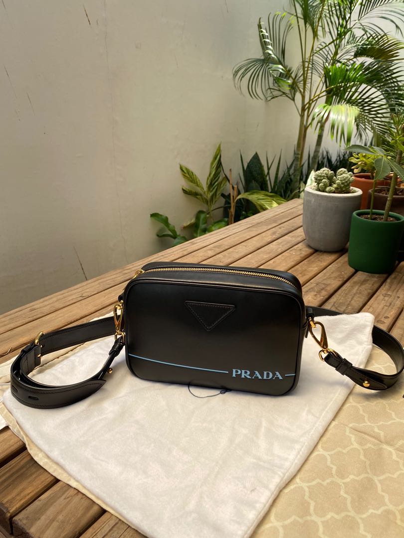 Prada mirage leather shoulder online bag