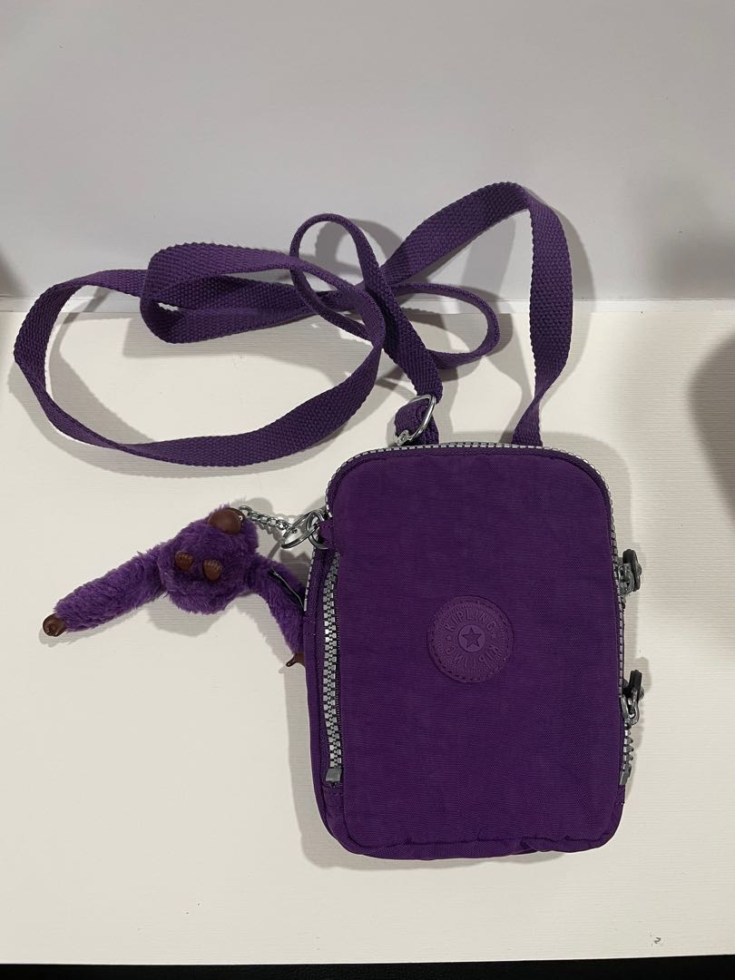 Purple Kipling cross body bag, Women's Fashion, Bags & Wallets, Cross
