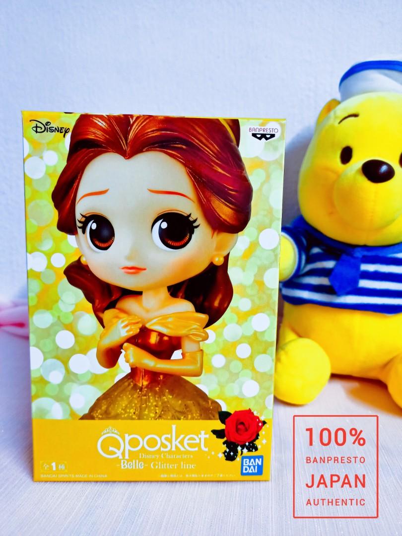 Animation Art Characters Q Posket Belle Glitter Line Disney Characters Beauty And The Beast Figure Collectibles