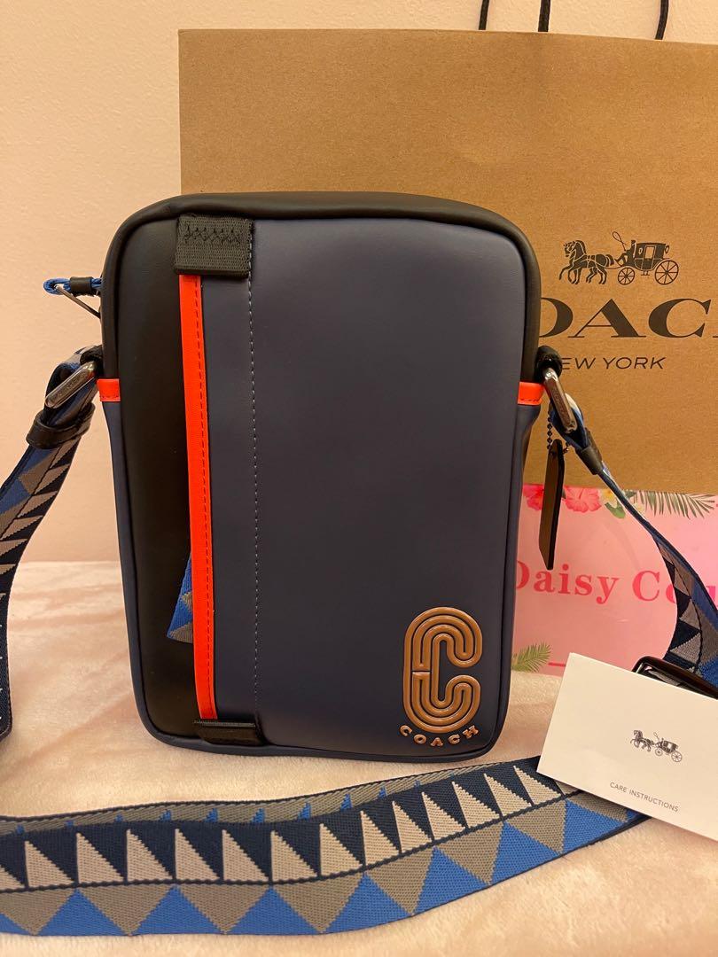 Ready stock authentic coach keychain pacer edge bag 5626 men sling bag