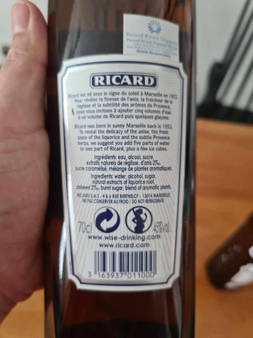 Purchase Pernod Ricard Ricard 1 LITRE Bottle 1l