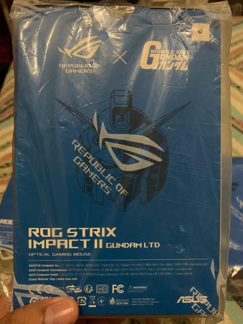 Rog Strix Impact Ii Gundam Edition Electronics Computer Parts Accessories On Carousell Rog Strix Impact Ii Gundam Edition Electronics Computer Parts Accessories On Carousell