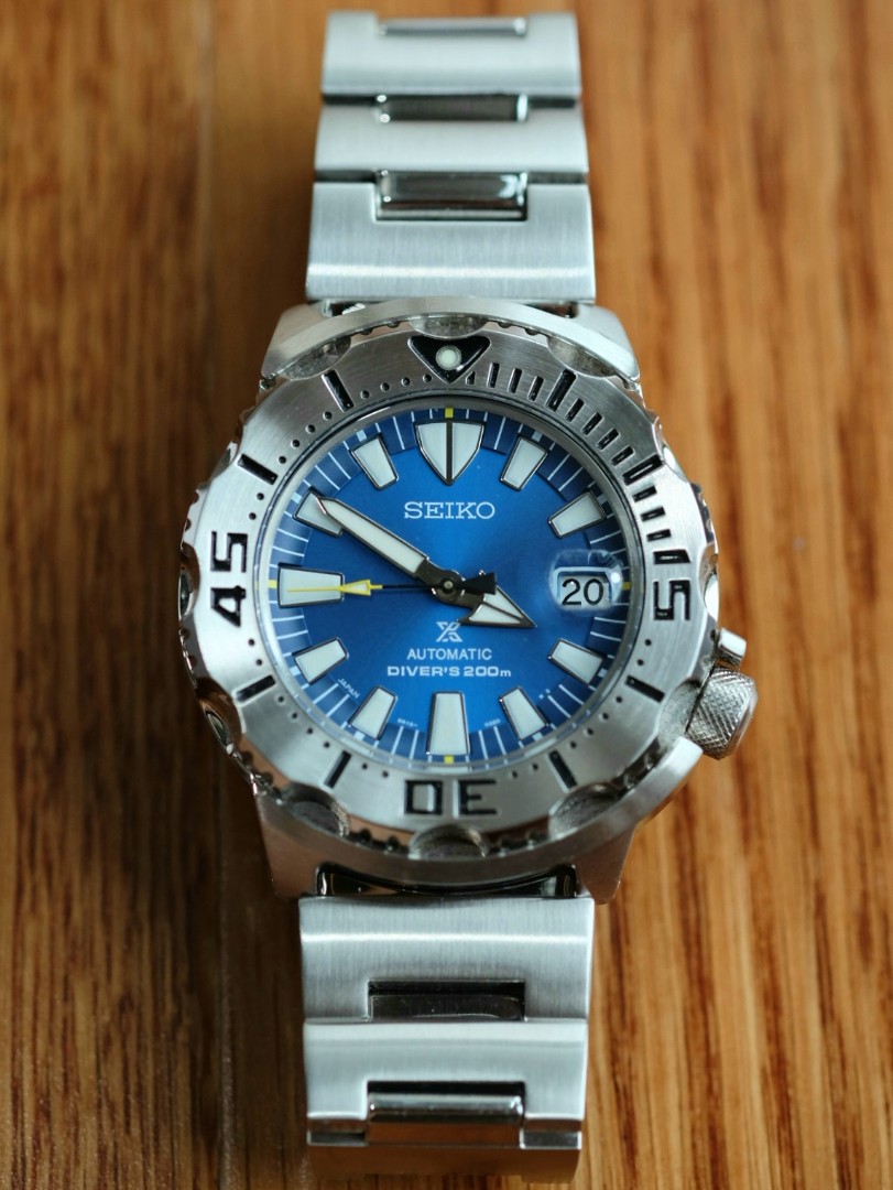 Seiko Monster SBDC067 Blue Coral Reef JDM, Mobile Phones & Gadgets,  Wearables & Smart Watches on Carousell