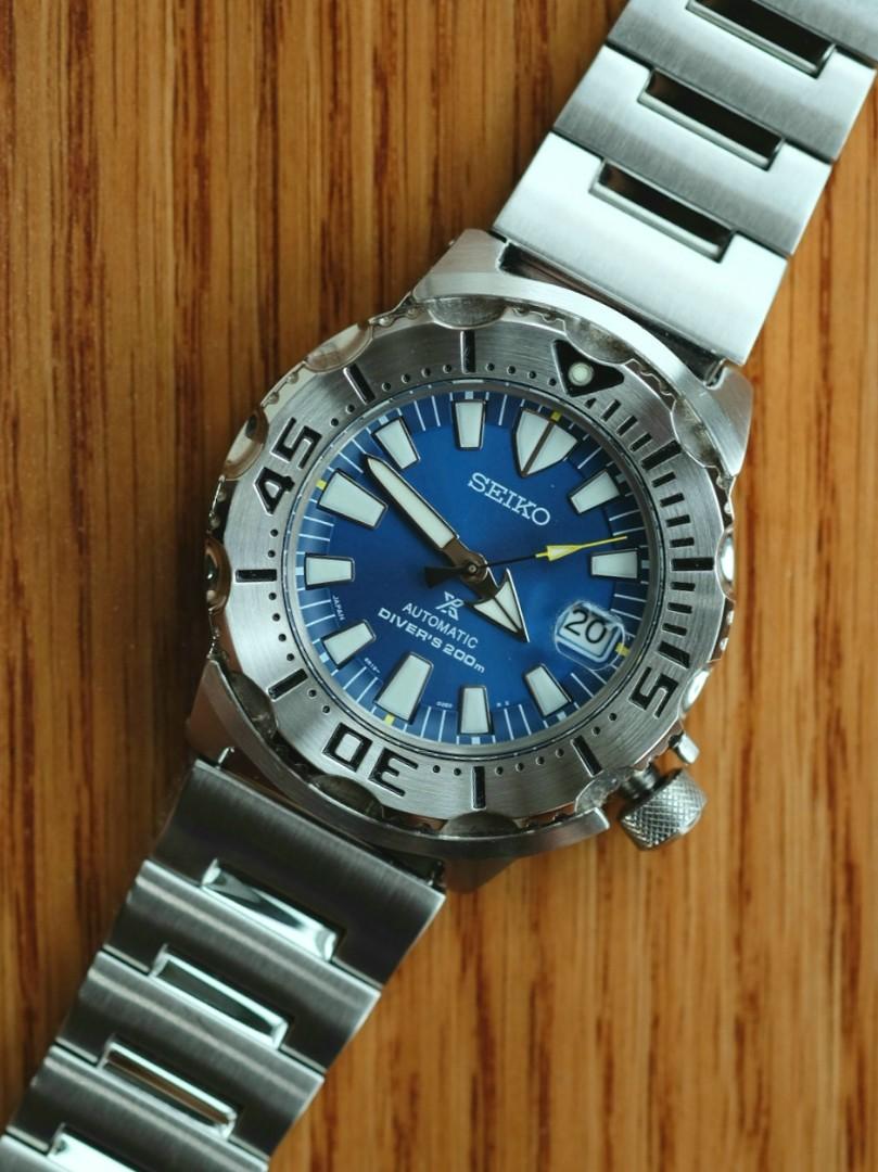 Seiko Monster SBDC067 Blue Coral Reef JDM, Mobile Phones & Gadgets,  Wearables & Smart Watches on Carousell