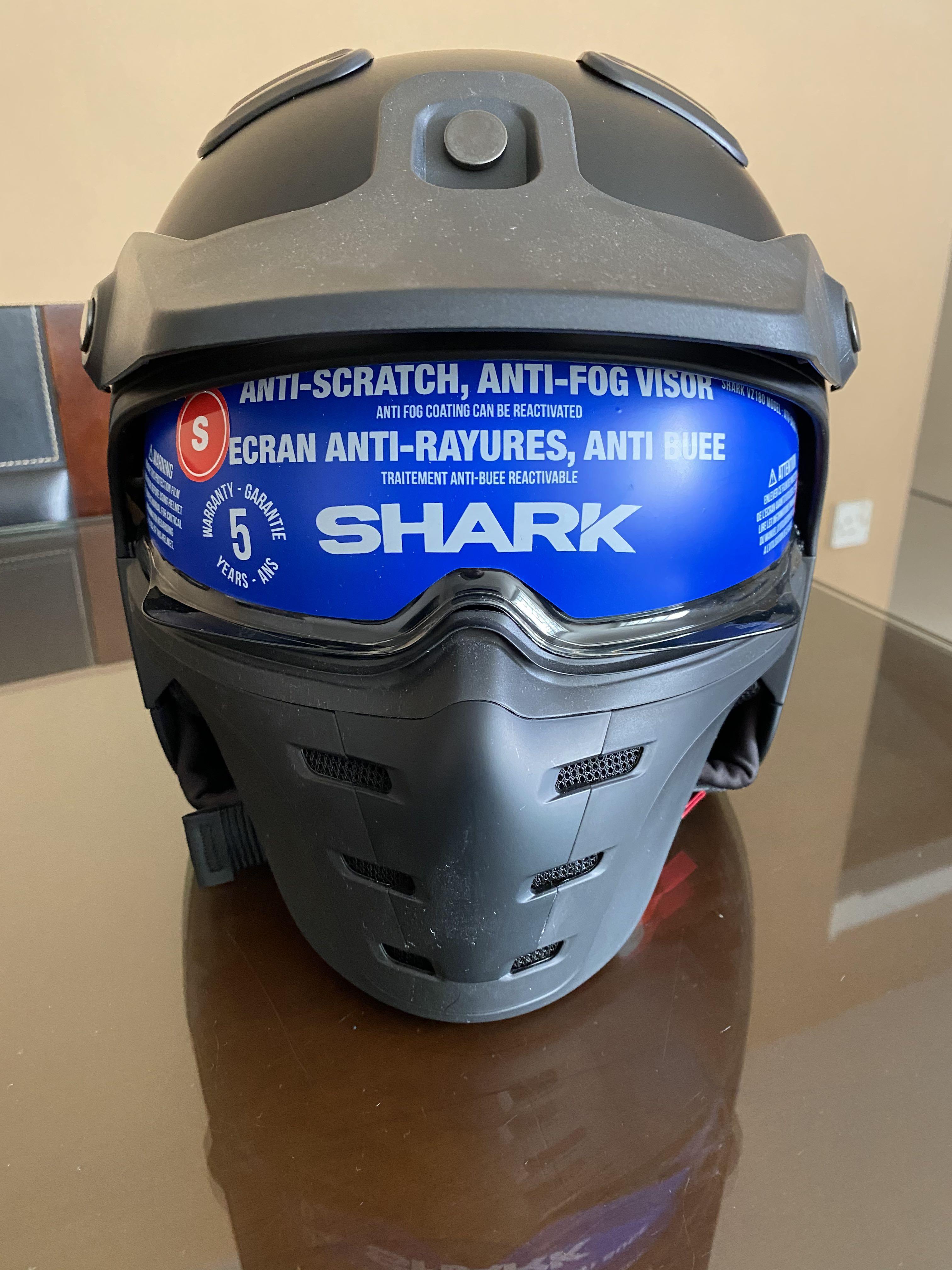 Shark x drak top visor