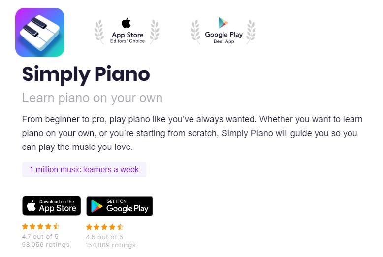 Simply piano discount 2021 deals