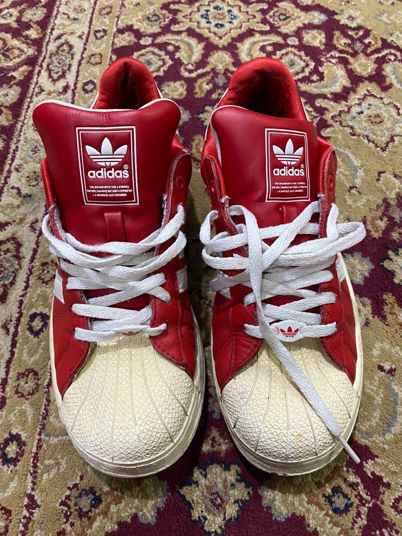 Adidas superstar shop og red