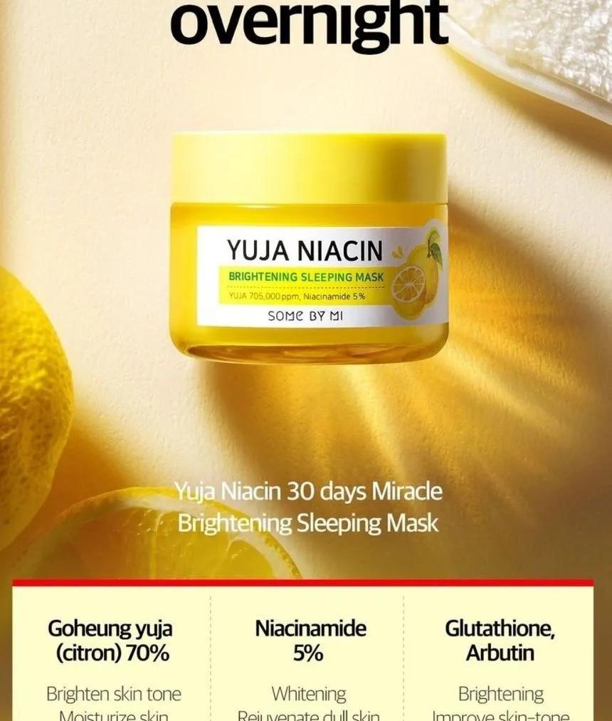 Some By Mi Yuja Niacin Sleeping Mask, Beauty & Personal Care, Face
