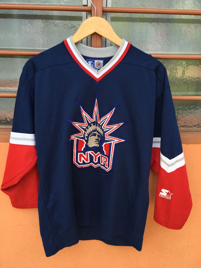starter NHL New York Rangers Hockey jersey Men s Fashion Tops