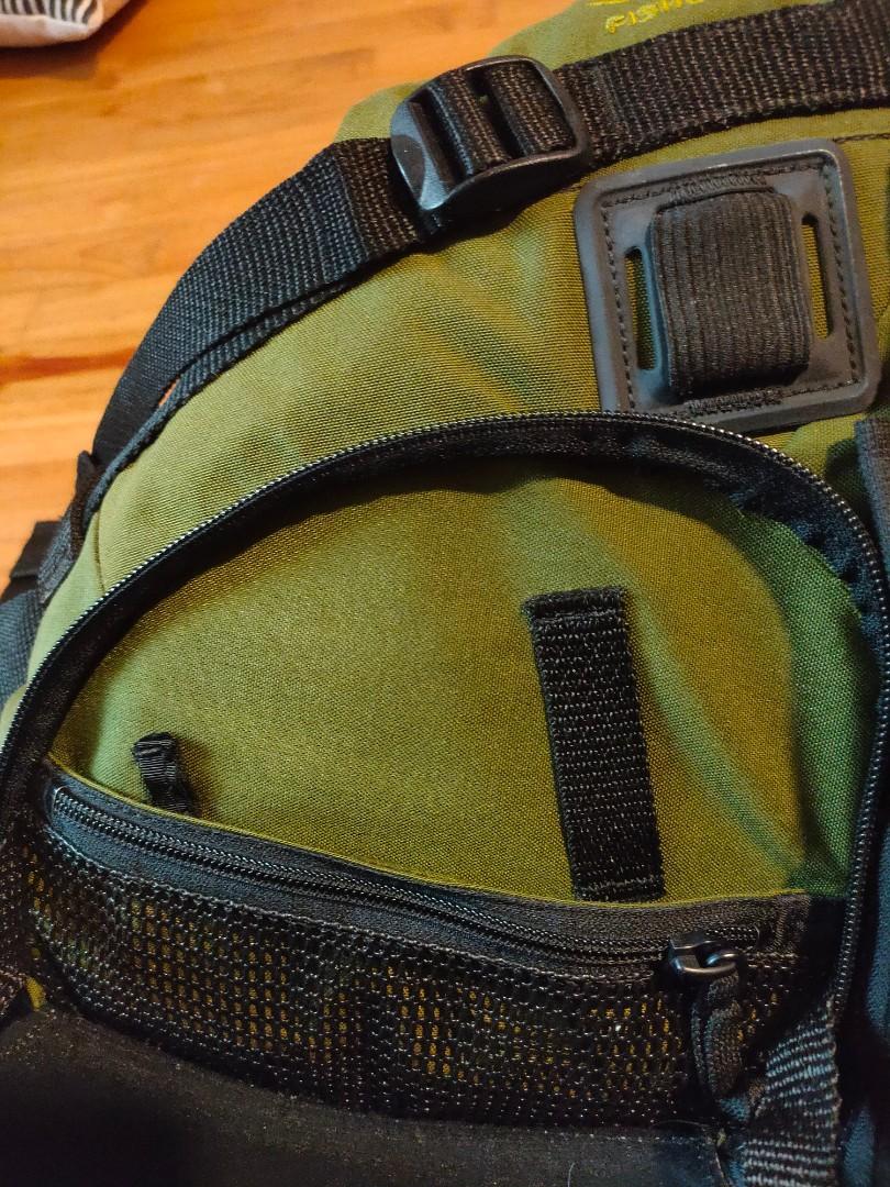 Stohlquist Fisherman Fishing Kayak Life Jacket Olive Green, Sports Equipment, Sports & Games