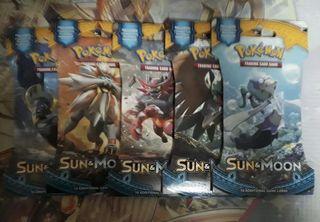 Sun and moon art set pokemon cards
