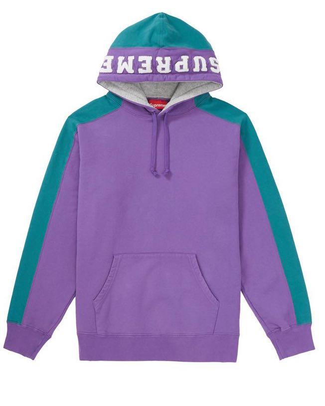 Supreme paneled hoodie clearance