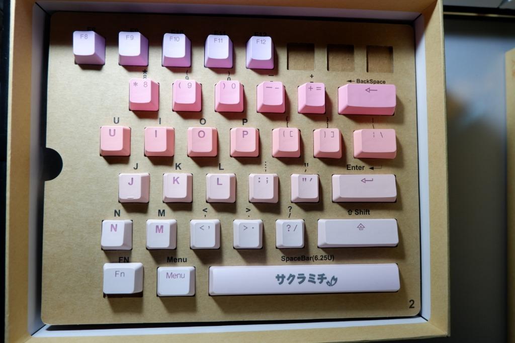 Tai Hao Sakura Michi Keycaps Taihao For Cherry Prophile Mechanical Keyboard Computers Tech Parts Accessories Computer Keyboard On Carousell