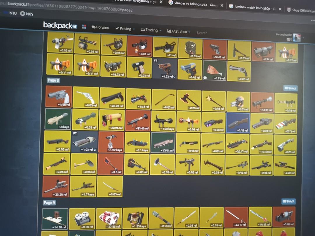 Tf2 backpack keys, earbuds, Video Gaming, Gaming Accessories, Game Gift