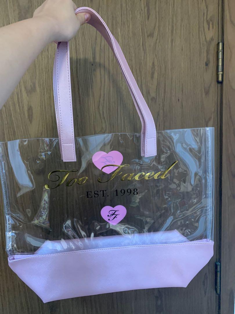 Too faced tote new arrivals bag