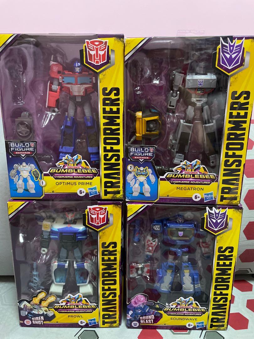 Transformers Cyberverse Maccadam BAF Optimus Prime and Megatron
