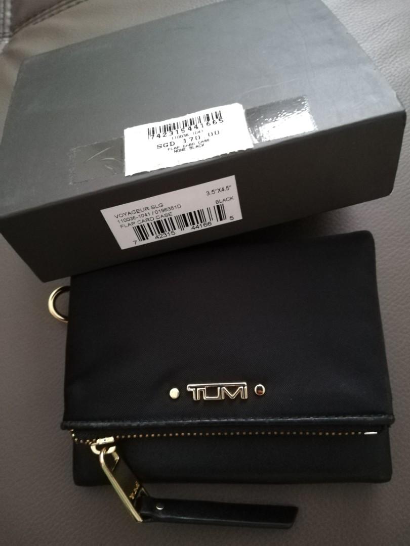 Tumi voyageur flap deals card case