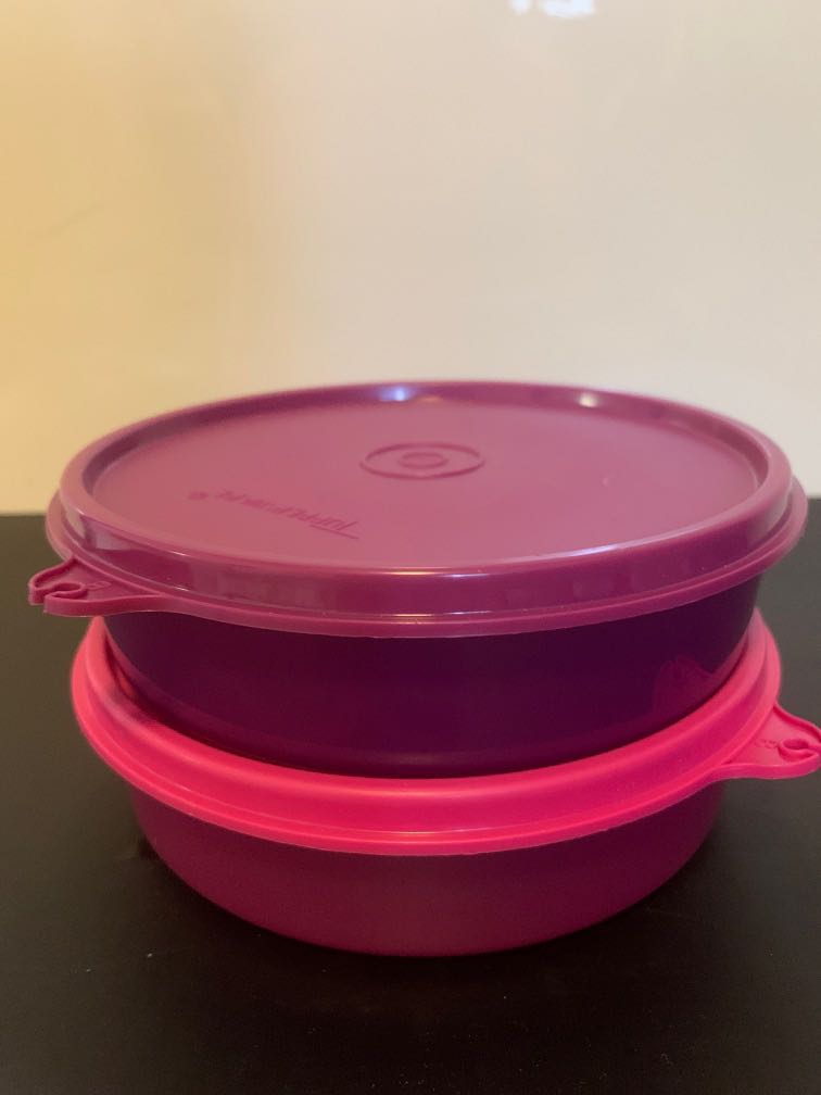 Tupperware airtight round container, Furniture & Home Living ...