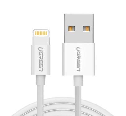 Ugreen USB 2.0 Sync & Charging Cable Lightning - White (Category: Chargers & Cables) located in Marikina City. Submitted by skowshop (Listing ID 1079539799, Image 1). Description: Durable phone charger cable Resistance stretch cable, improved working life (stable transfer, standard cable, tpe durable) Bend lifespan up to 5000 + Ensuring a longer life and improving work life Synchronous upgrades with ios system Compatible with ios 11.1 10 9 8 # mo