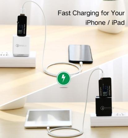Ugreen USB 2.0 Sync & Charging Cable Lightning - White (Category: Chargers & Cables) located in Marikina City. Submitted by skowshop (Listing ID 1079539799, Image 2). Description: Durable phone charger cable Resistance stretch cable, improved working life (stable transfer, standard cable, tpe durable) Bend lifespan up to 5000 + Ensuring a longer life and improving work life Synchronous upgrades with ios system Compatible with ios 11.1 10 9 8 # mo