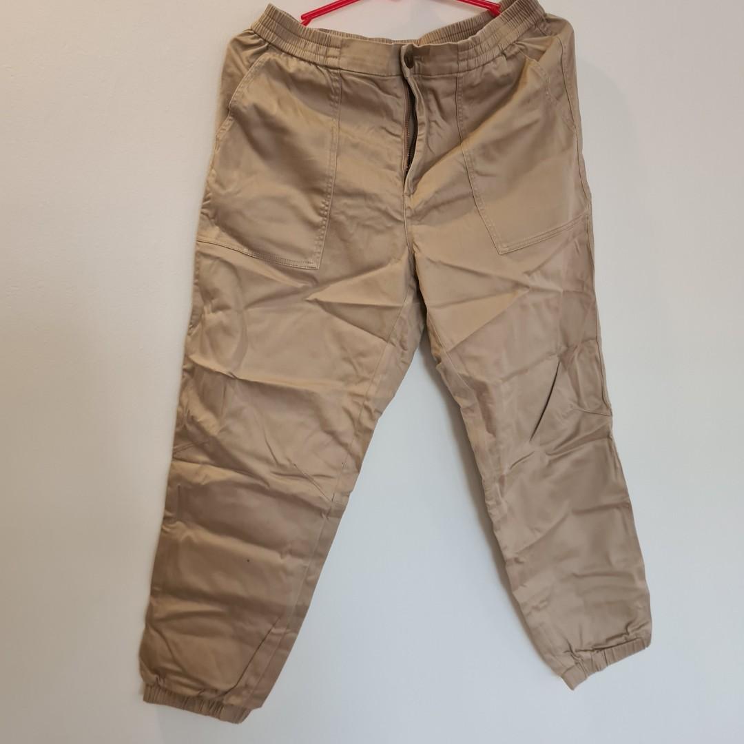 Brown jogger pants womens Clearance