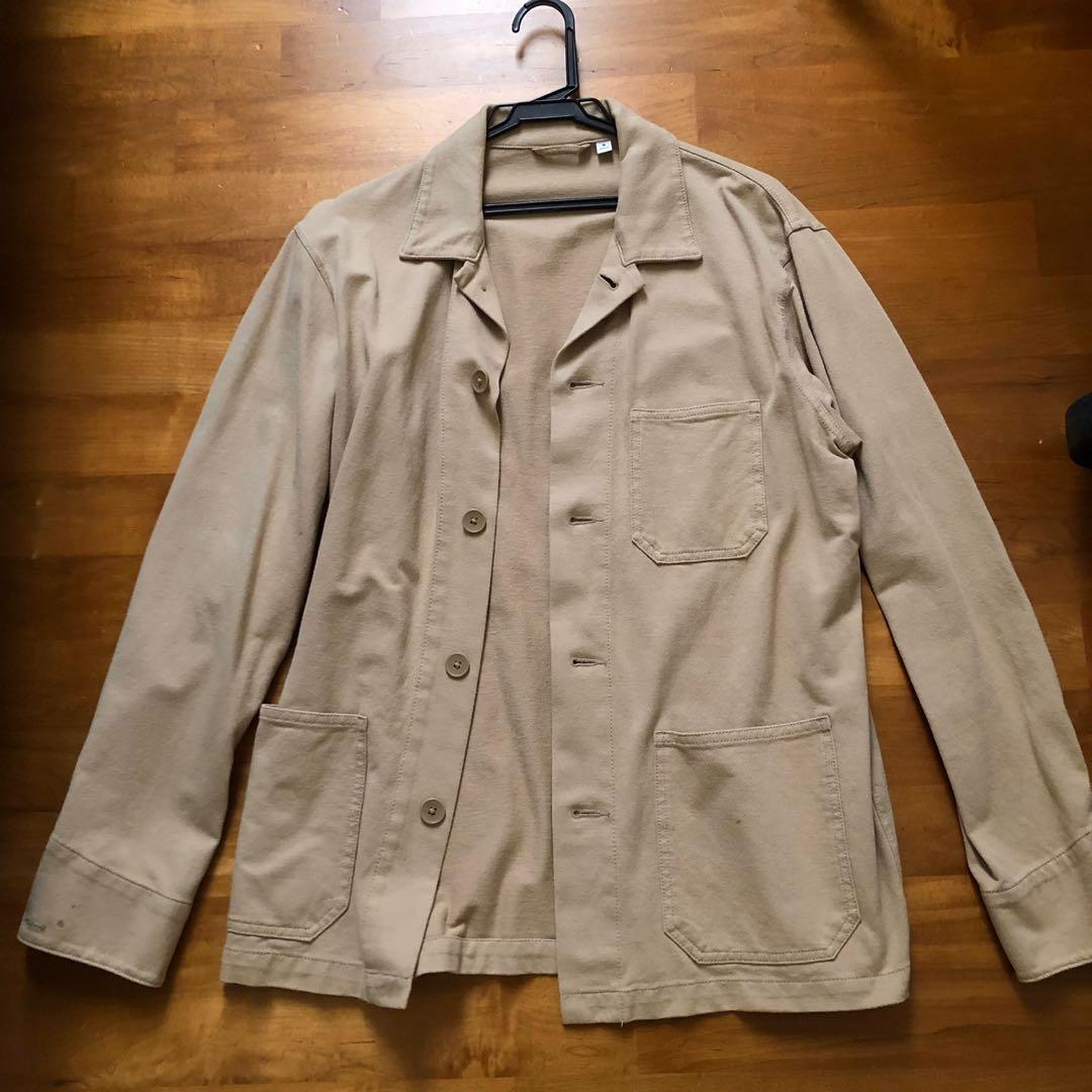Uniqlo khaki jacket on sale