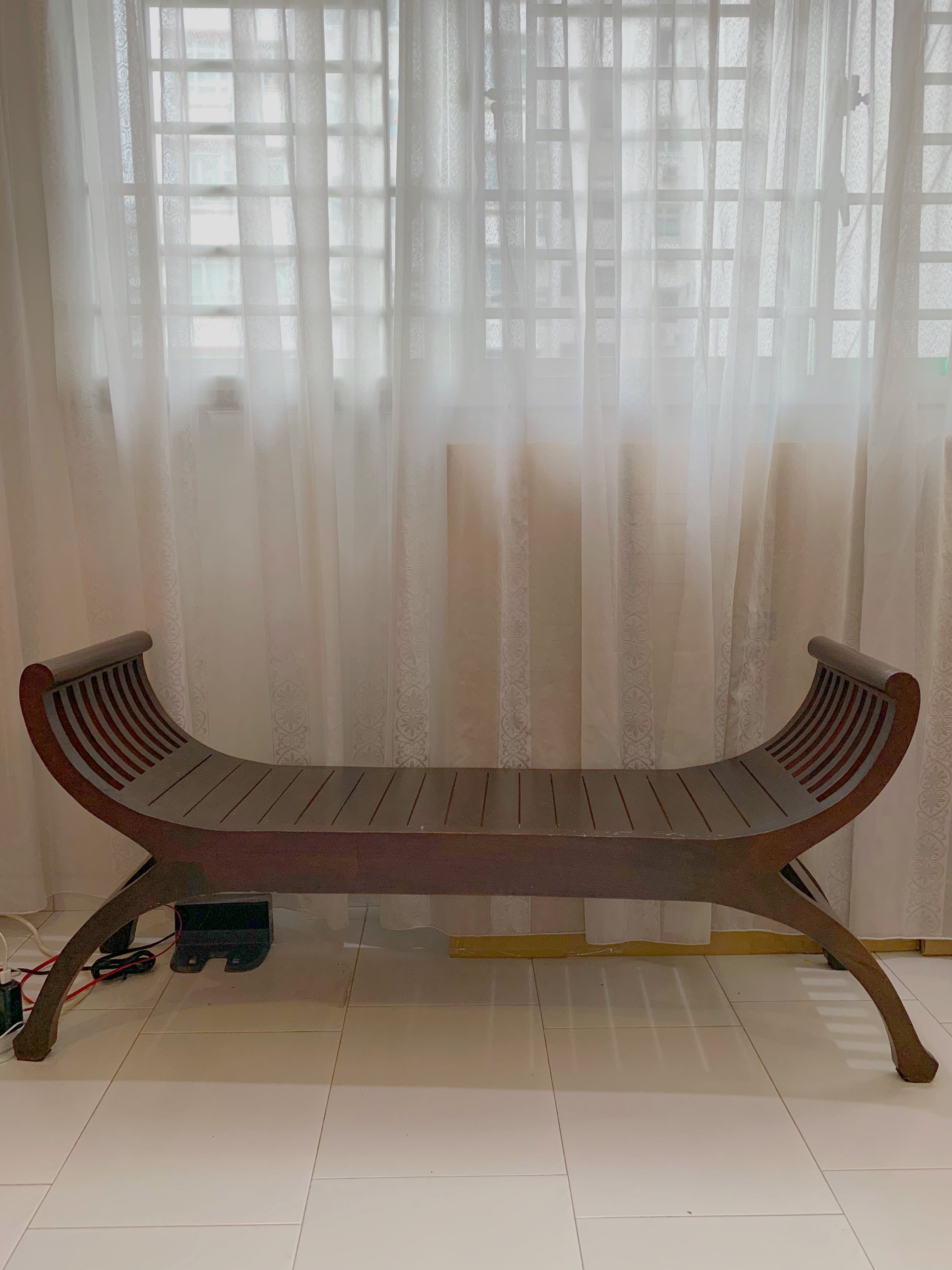 Used Teakwood Bench, Furniture & Home Living, Furniture, Tables & Sets