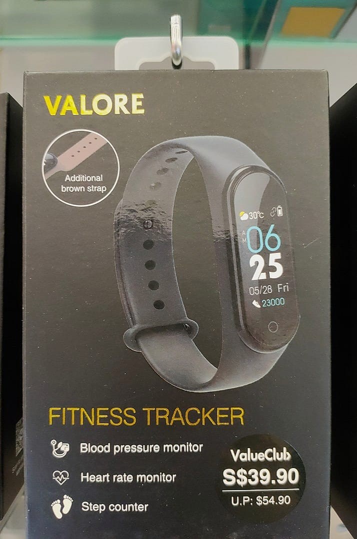 VALORE Fitness Tracker VHA18 Black Strap, Mobile Phones & Gadgets