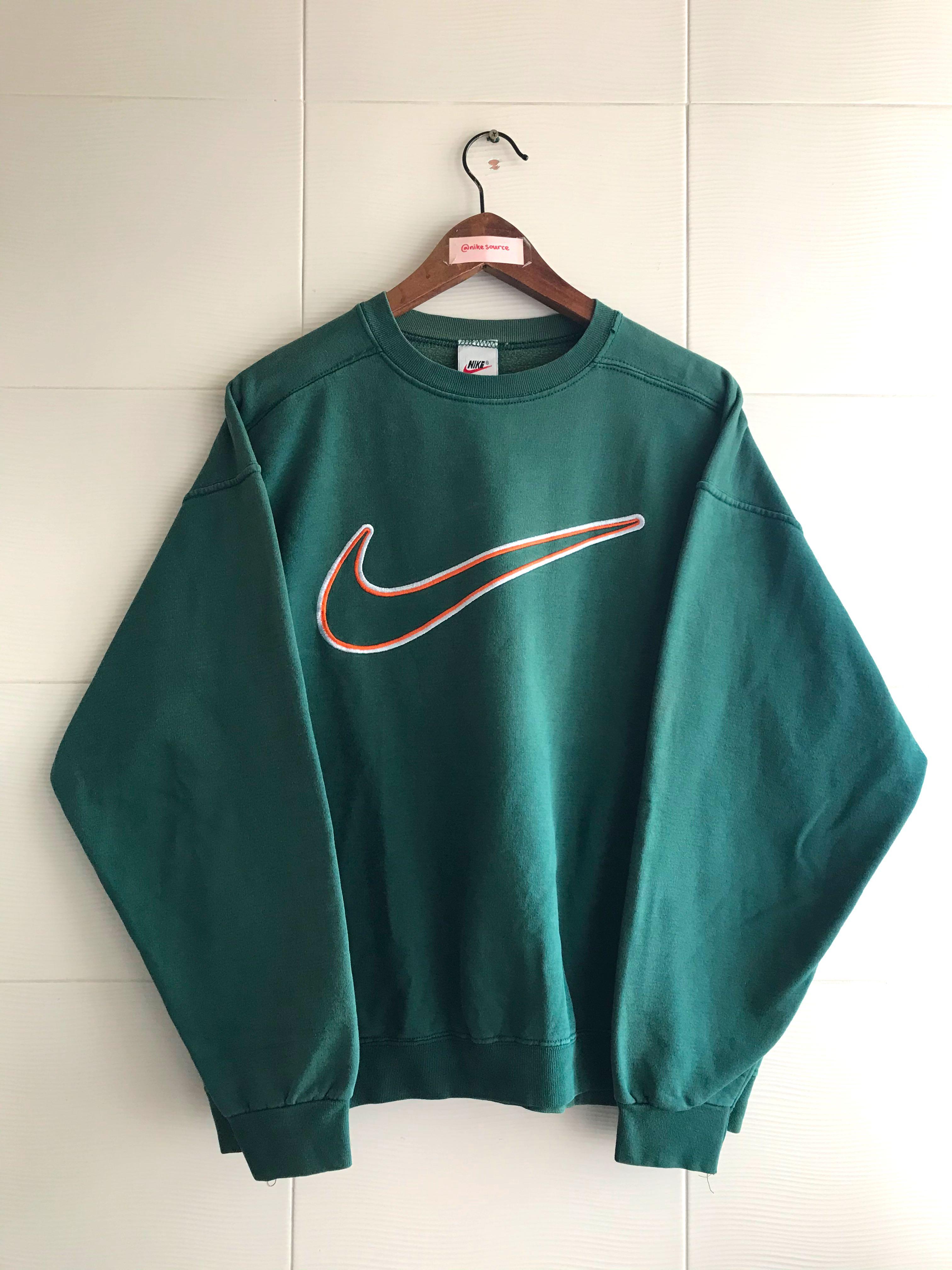 Nike sweatshirt big swoosh cheap