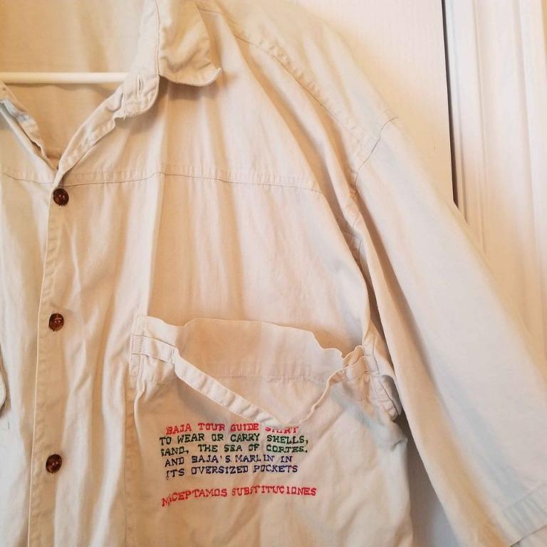 Vintage Baja Beach Club Short Sleeve Button Up Men s Fashion Clothes on Carousell