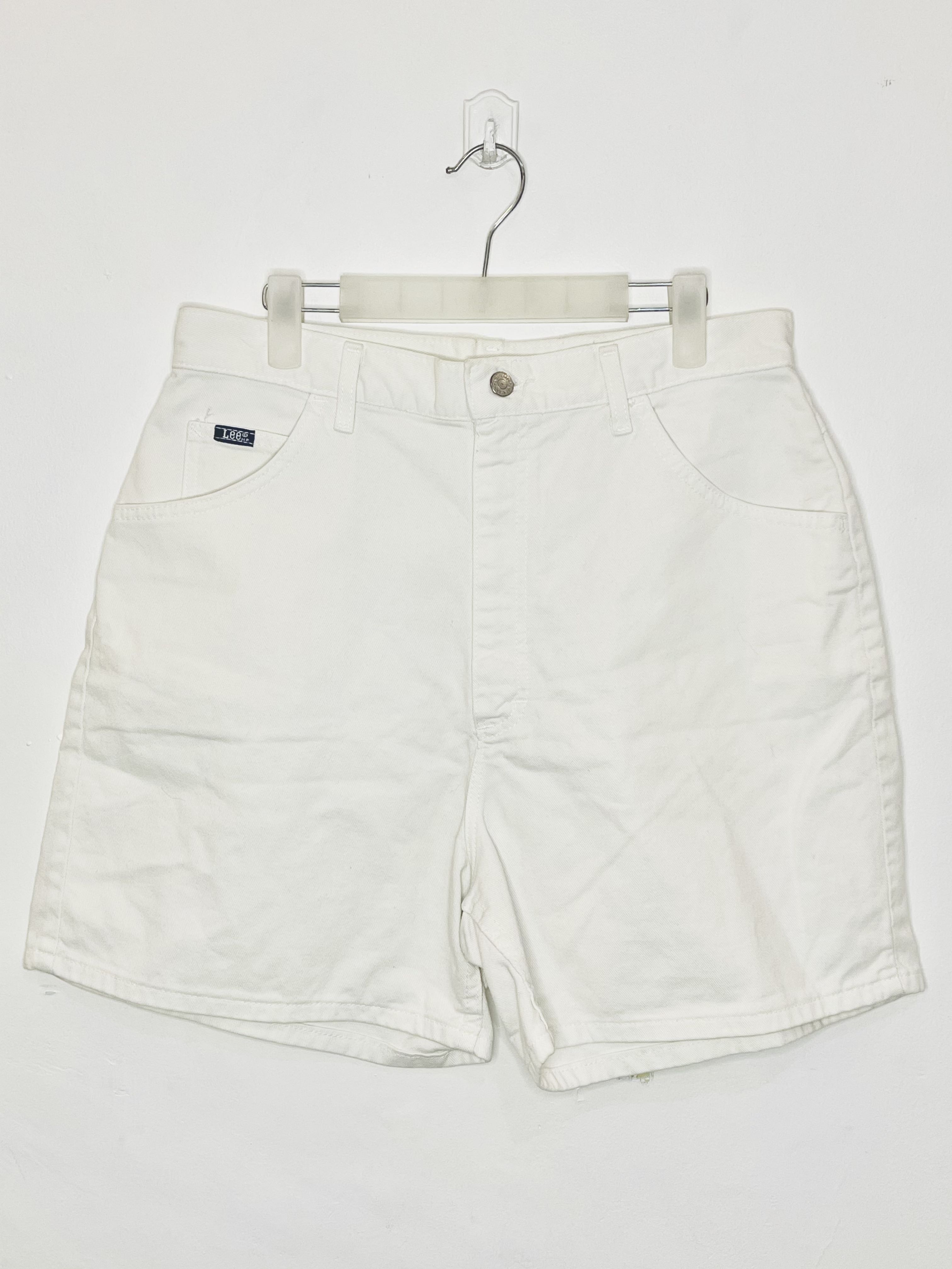 Lee white denim shorts Clearance