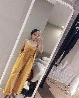 Yellow jumpsuits