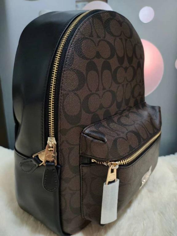 Coach charlie backpack size new arrivals