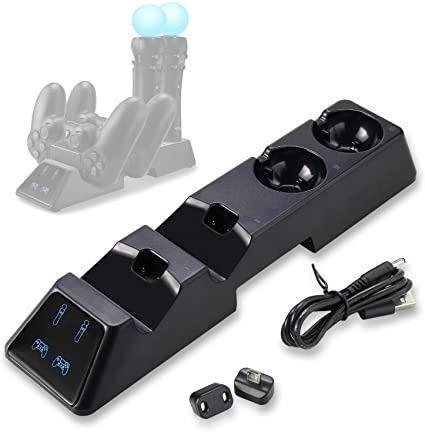8092) Move Controller Charger, Charging Station for Playstation Move and PS4 VR by SUNMON, Video Gaming, Video Games, PlayStation on Carousell