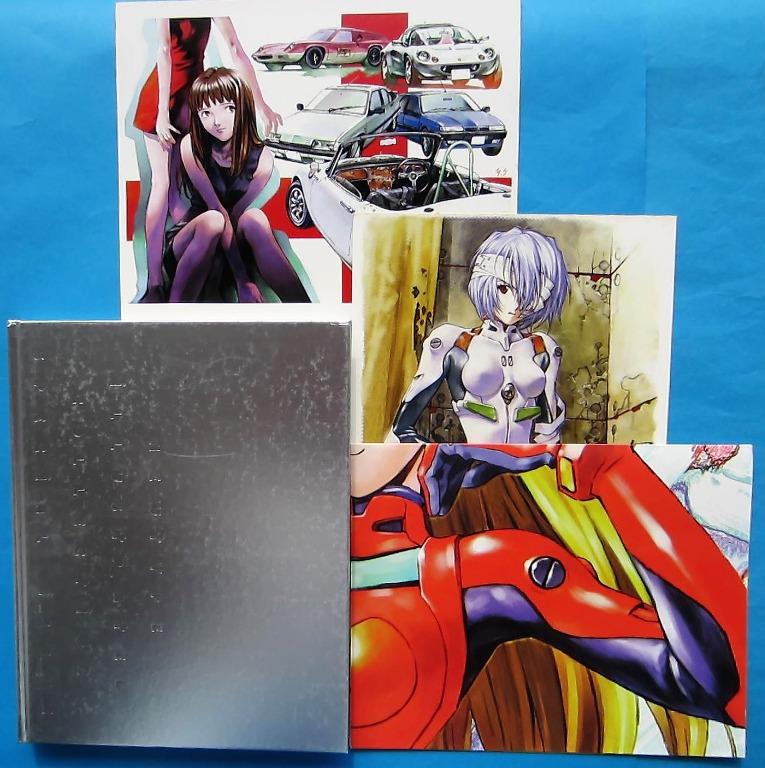 貞本義行畫集 限定版DER MOND Illustrated Collection EVANGELION  (運輸箱,Postcards,Poster付) 角川書店日文版