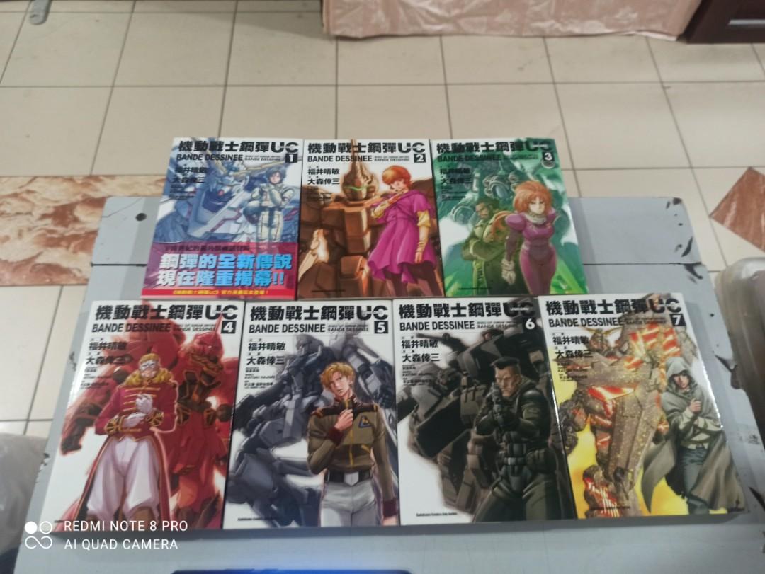 輕小說機動戰士鋼彈u Bande Dessinee 1 7 福井晴敏 大森倖三 台灣角川 興趣及遊戲 書本 文具 漫畫 Carousell